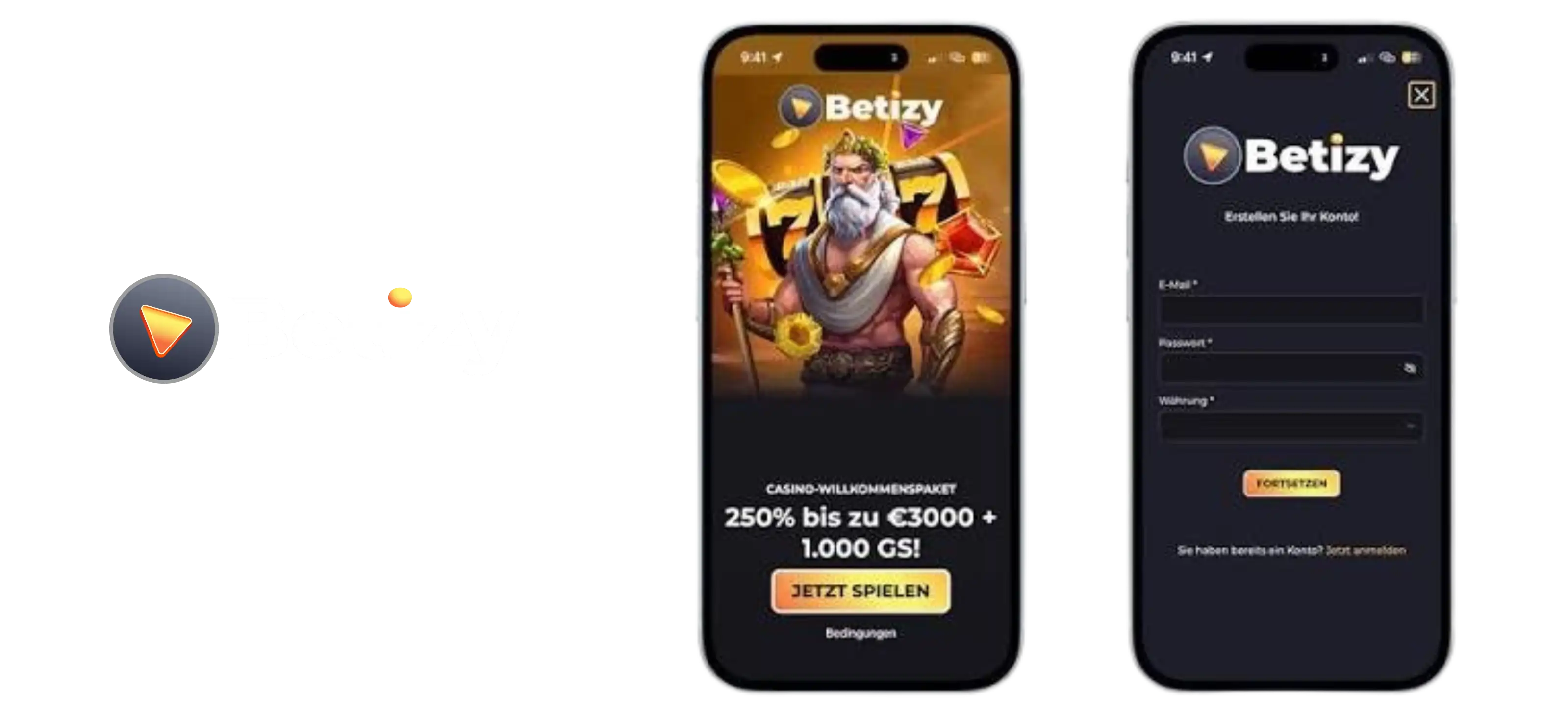 Betizy Casino App-Screenshot